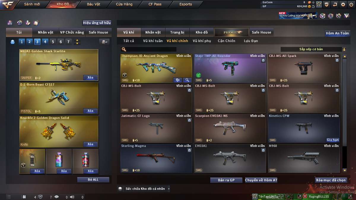 shop acc cf uy tin gia re